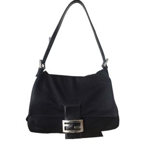 Fendi Vintage Cloth Baguette Bag